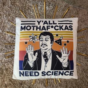 Neil Degrasse Tyson Science Pillow, perfect gift